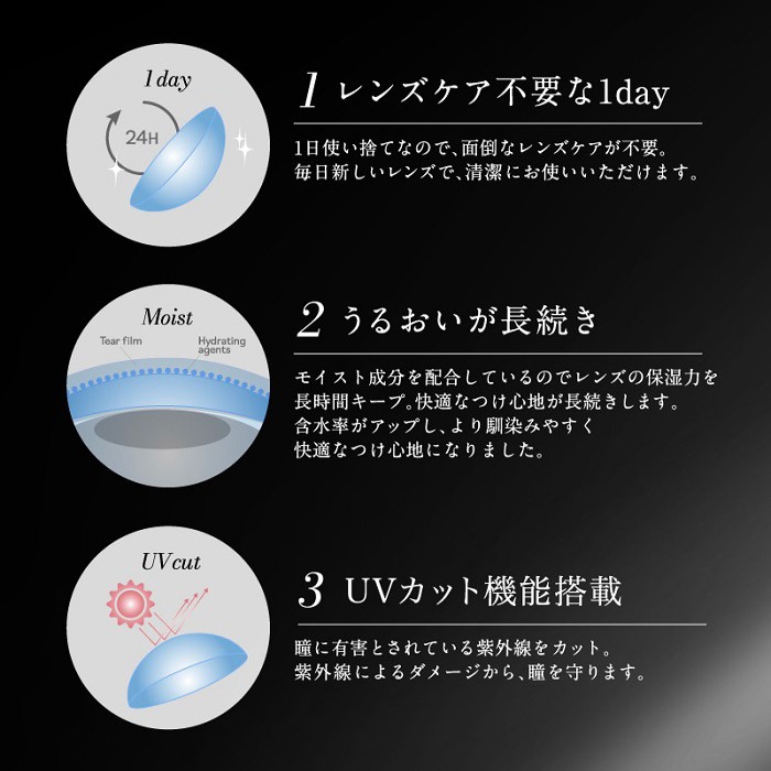 loveil（ラヴェール） 10枚入×2箱 / 送料無料 / メール便 : コンタクト