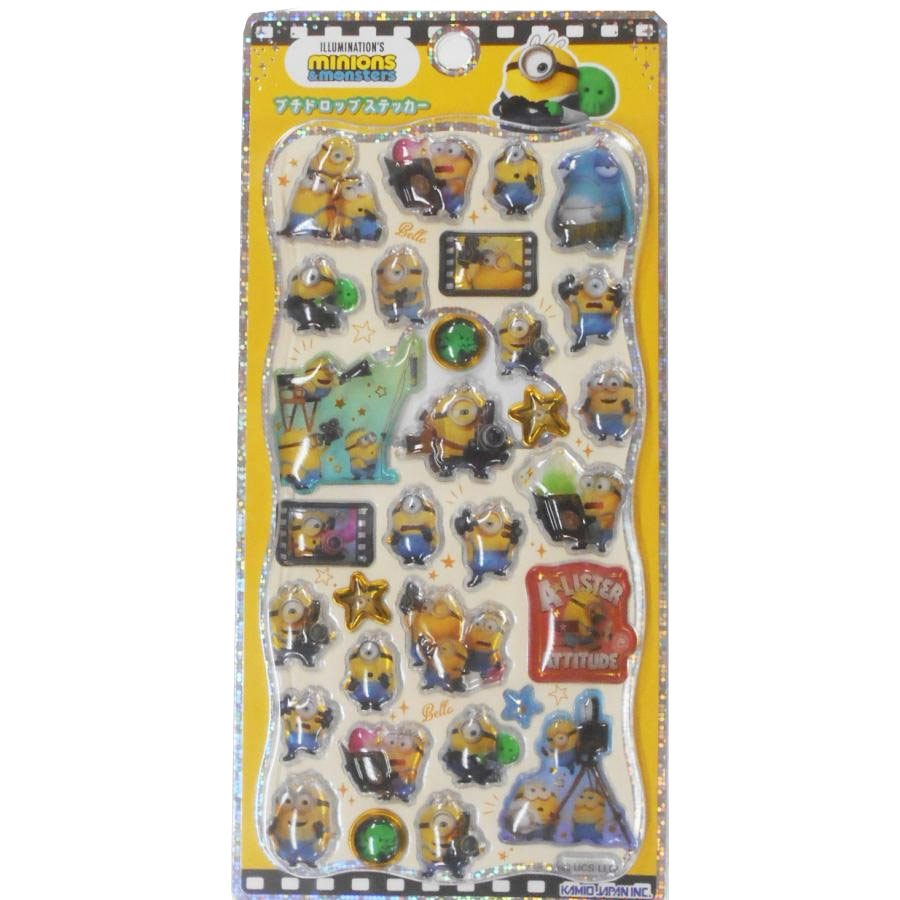 プチドロップステッカー ミニオンズ カミオジャパン minions 立体