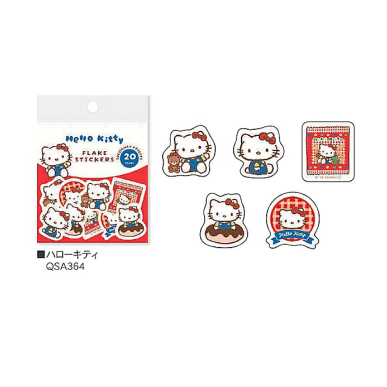 サンリオキャラクターズ おやつパーティ 和紙フレークシール sanrio
