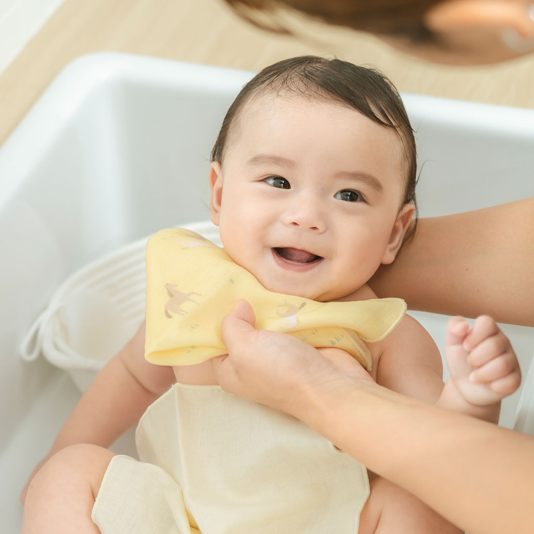 沐浴ガーゼ ガーゼハンカチ 赤ちゃん 3枚セット 新生児 お風呂 お口