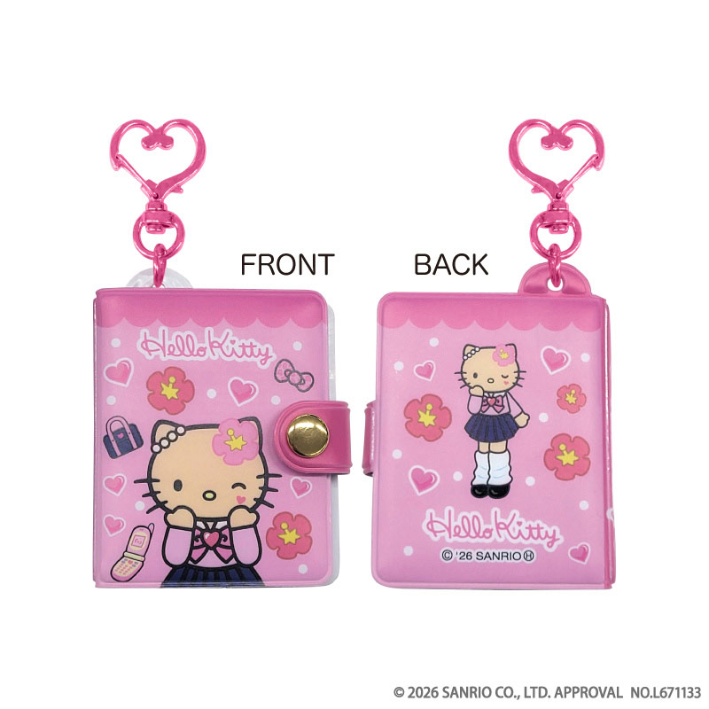 ハローキティ マイメロディ クロミミニミニフォトアルバムキーホルダー