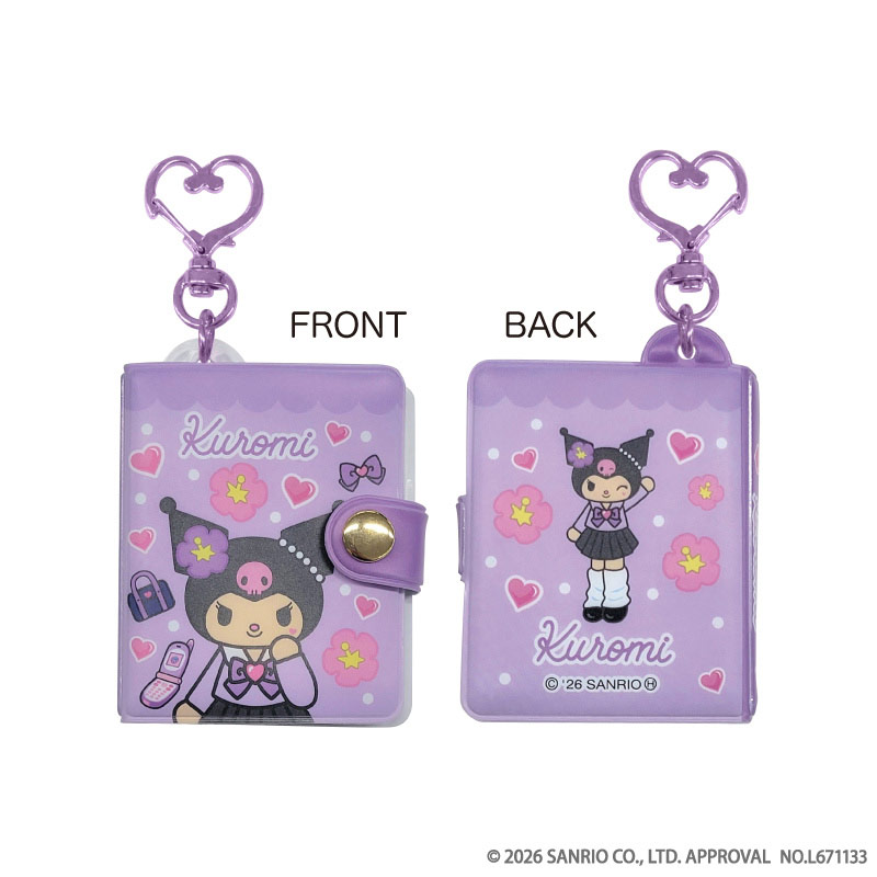 ハローキティ マイメロディ クロミミニミニフォトアルバムキーホルダー