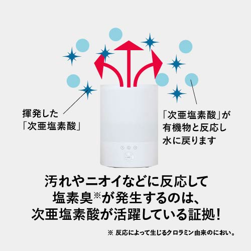 次亜塩素酸水 対応超音波加湿器付 バイバイ菌 500ppm 次亜塩素酸  20L 噴霧器 |  | 18