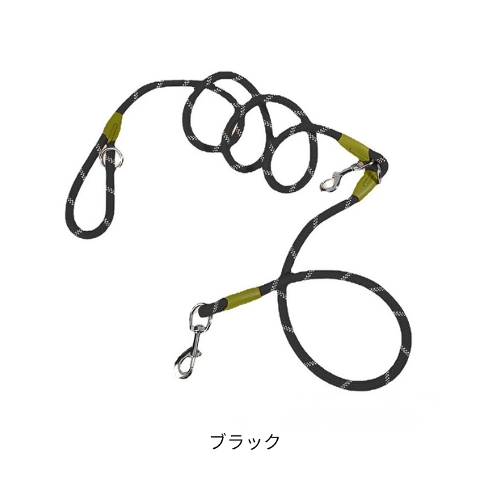 ショルダーリード 犬 1匹用 2way ハンズフリーリード ロープ 散歩 肩掛け ハンズフリー ショルダー リード | ブランド登録なし | 01