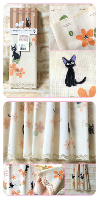 スタジオジブリ ジブリ グッズ 魔女の宅急便 カフェカーテン おはなが