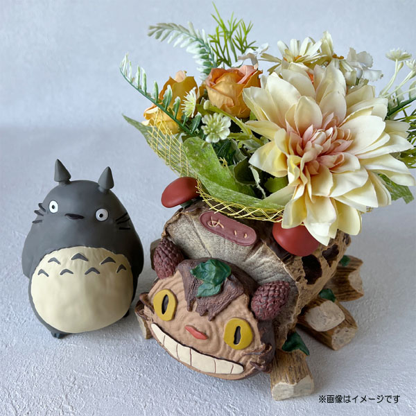 スタジオジブリ ジブリ グッズ となりのトトロ プランターカバー＆造花