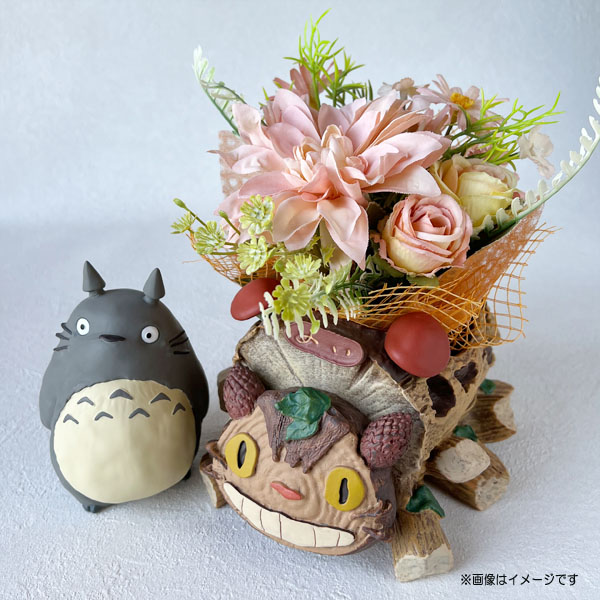 スタジオジブリ ジブリ グッズ となりのトトロ プランターカバー＆造花
