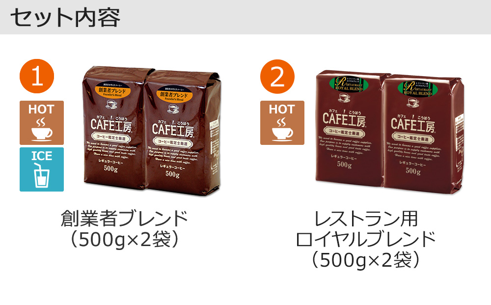 福袋)コーヒー コーヒー豆 粉 創業者が考えた珈琲 福袋2kg : カフェ