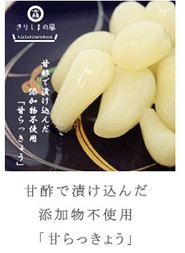 宮崎県産・甘酢らっきょう（上沖産業）130g×1袋