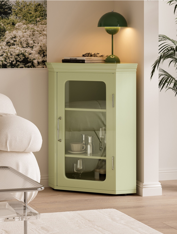 アンティーク調 コーナーキャビネット 飾り棚 高さ182cm 木製 ガラス扉 アンティーク調 コーナーキャビネット 飾り棚 高さ182cm 木製 ガラス扉