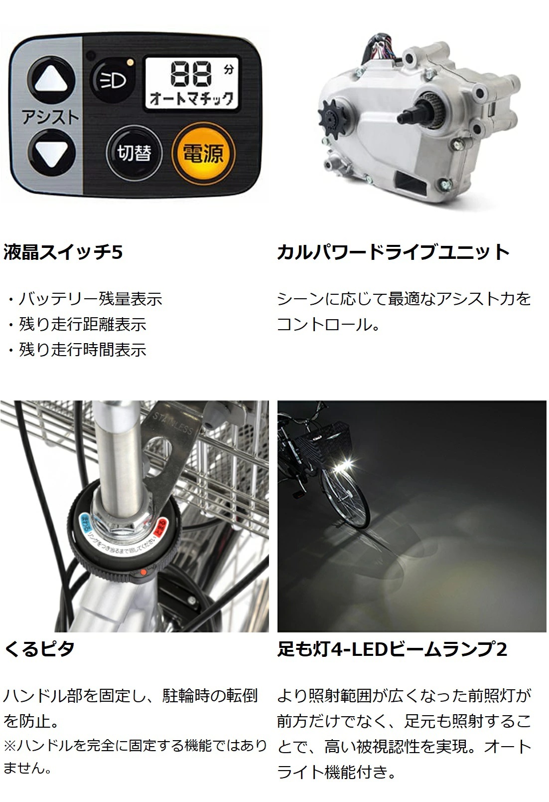 ViVi 電動自転車 電動アシスト自転車パナソニック「ビビ・L」 BE