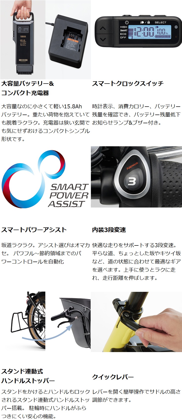 Bqueen )ヤマハPASKISS20インチ3段　12.8Ah充電器あり YAMAHA（ヤマハ） 「ヤマハ」PAS Kiss（パス キッス）「PA20KS」20