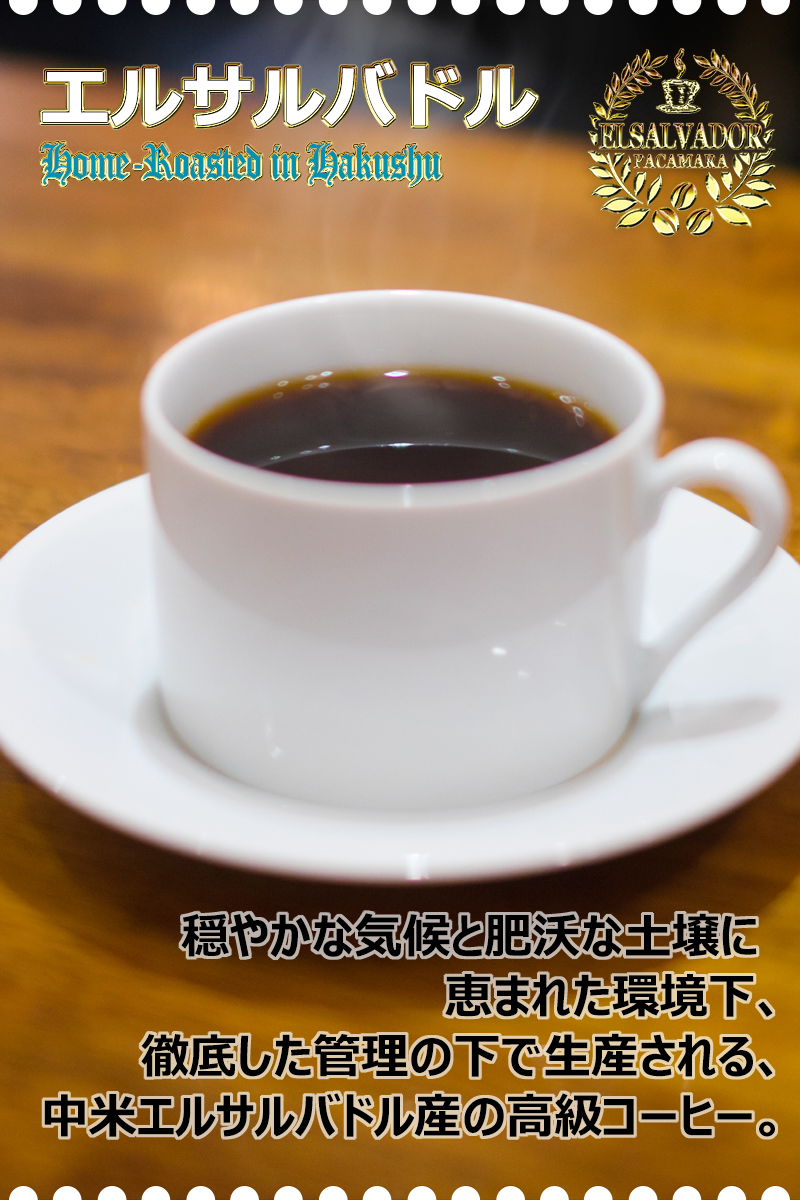 コーヒー豆 エルサルバドル 200g（豆のまま） 自家焙煎 珈琲