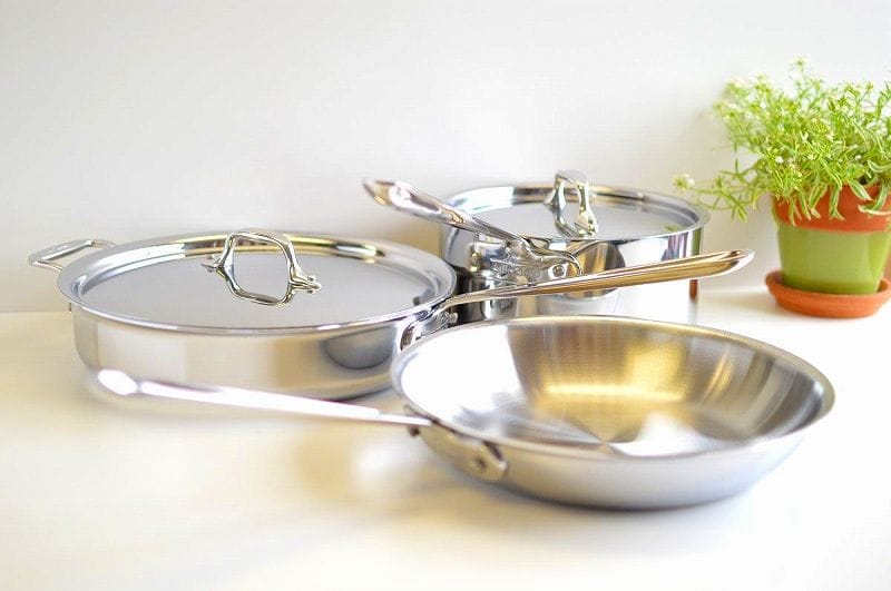 オールクラッド フライパン 鍋 5点セット ステンレス All-Clad