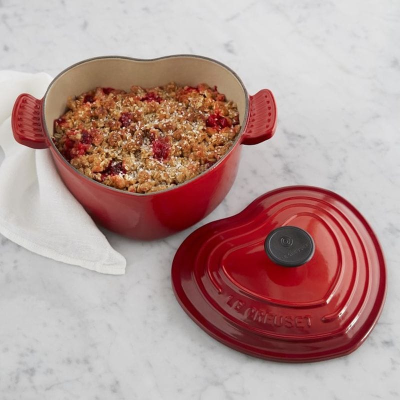 ル・クルーゼ ココット 鍋 ハート型 チェリー レッド 赤 ルクルーゼ クックウェア キャセロール Le Creuset Enameled Cast  : 2006344 : カリフォルニアキッチンマーケット - 通販 - Yahoo!ショッピング