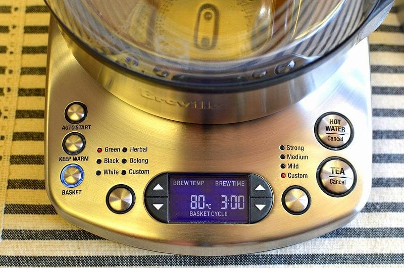 ガラス 電気ケトル ブレビル ワンタッチティーメーカー ティーケトル