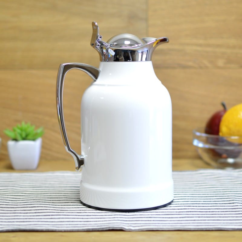 アルフィ オパールホワイト漆塗り魔法瓶 1.0L Alfi Opal White 