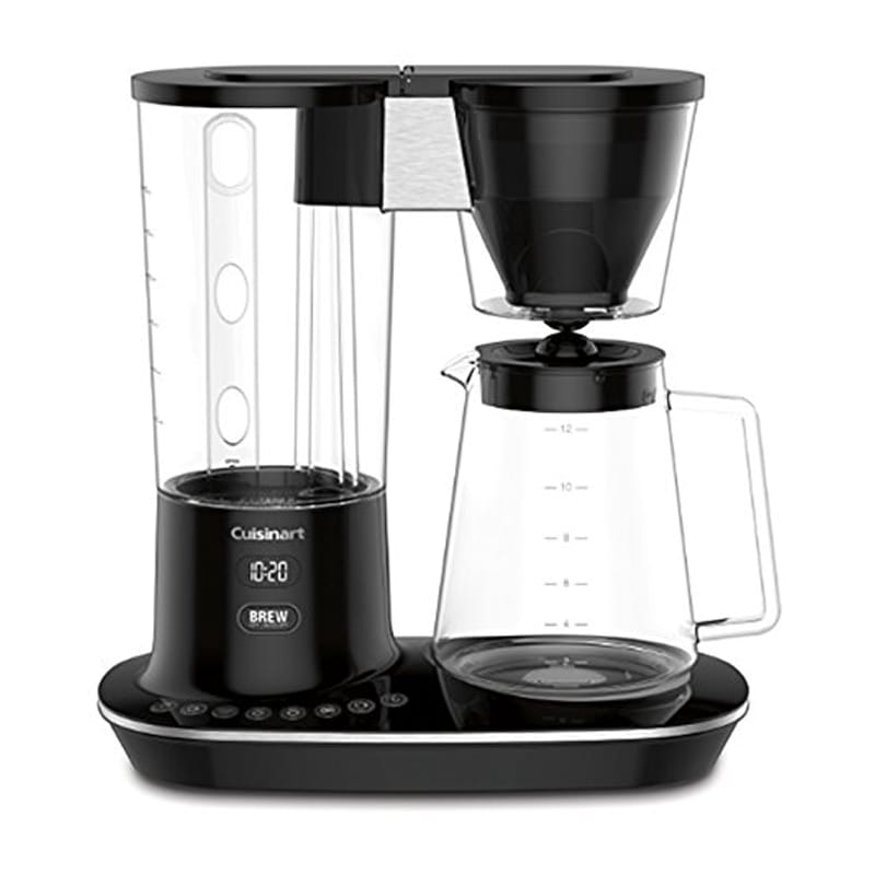 コーヒーメーカー クイジナート プログラムタイマー ガラスカラフェ 12