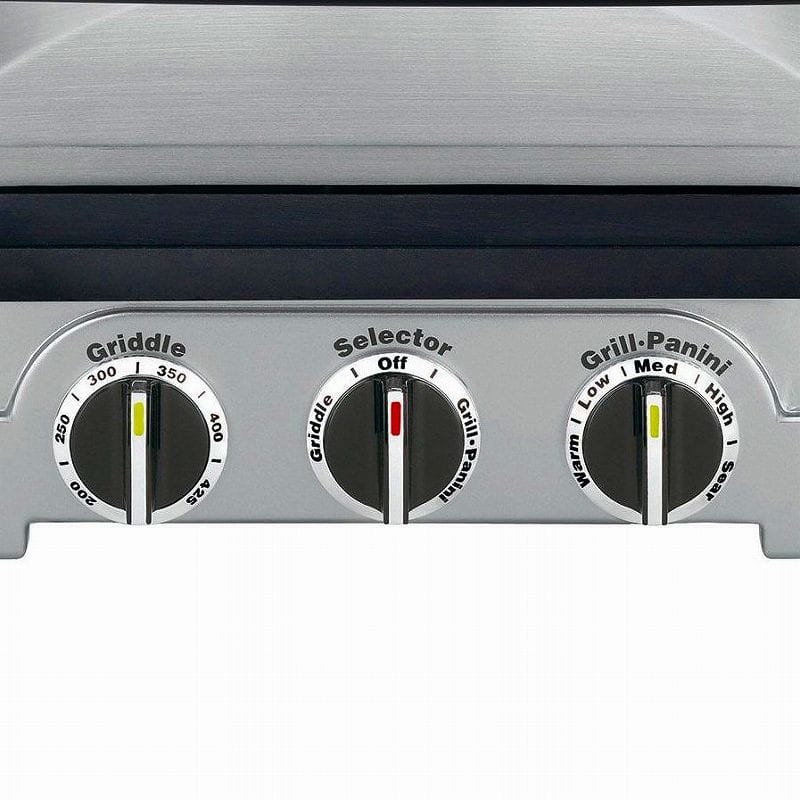 クイジナート グリル＆パニーニメーカー プレート取外可 180度開く