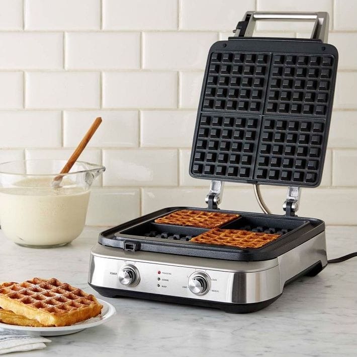 breville smart waffle maker 4 slice