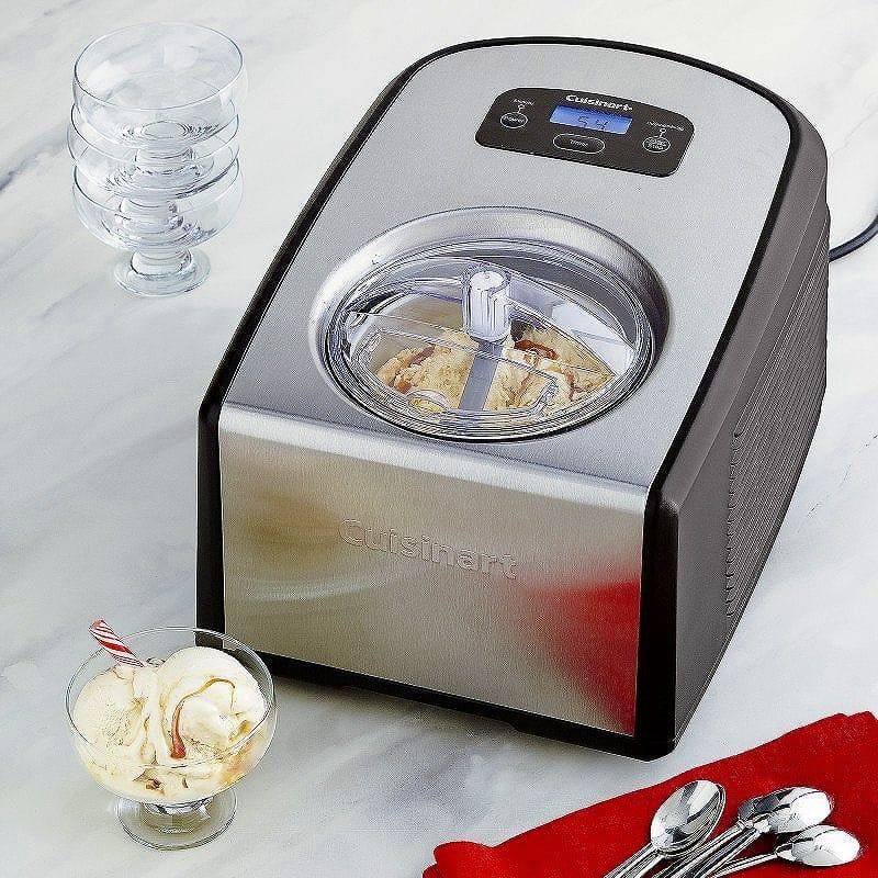 クイジナート ジェラート＆アイスクリームメーカー コンプレッサー内臓 Cuisinart ICE-100 Ice Cream Maker フローズンヨ  : 3013076 : カリフォルニアキッチンマーケット - 通販 - Yahoo!ショッピング