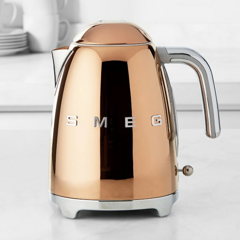 返品不可】 電気ケトル 1.6L スメッグ Smeg Basic Copper Electric