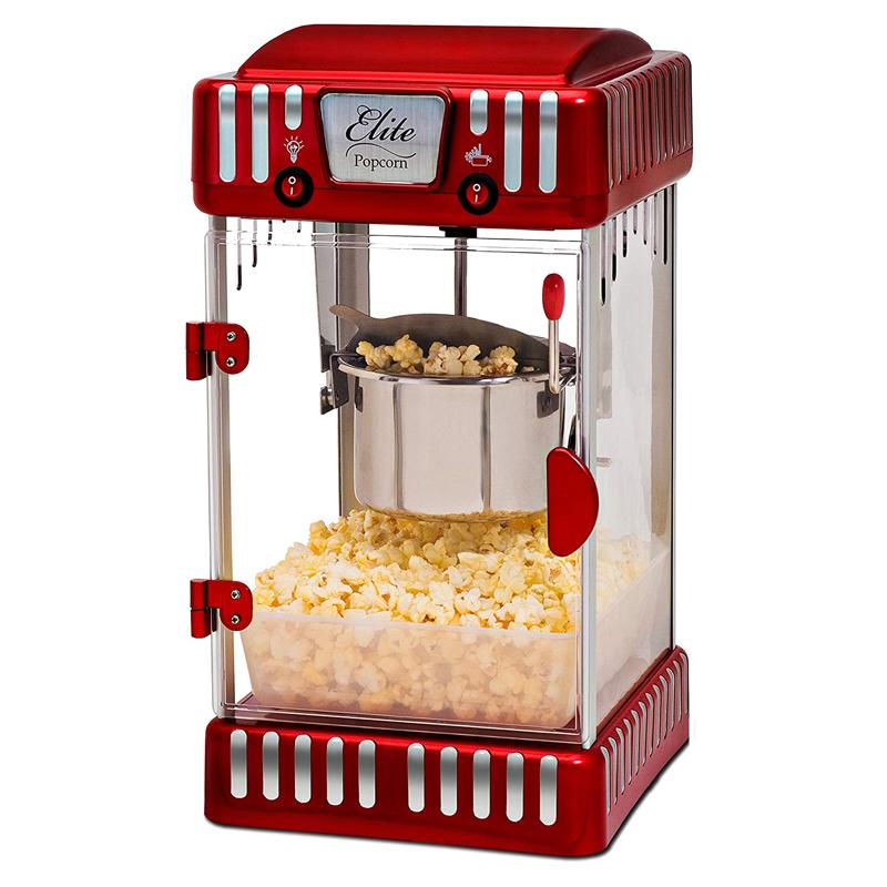 ポップコーンメーカー ケトル型 3.8L 屋台 レトロ レッド 赤