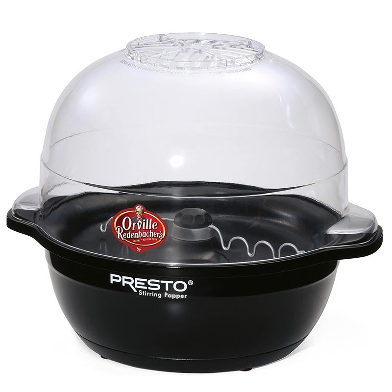 ポップコーンメーカー ドーム型 5.7L ブラック 黒 Presto 5204 Orville