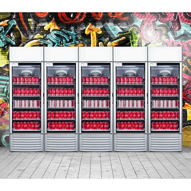 冷蔵庫 ガラスドア ビール 1枚ドア オフィス 事務所 ショー