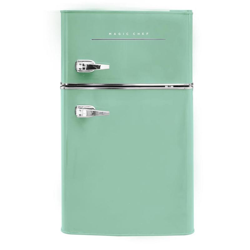冷蔵庫 冷凍庫付 レトロ 2ドア コンパクト 90L Magic Chef Retro 3.2