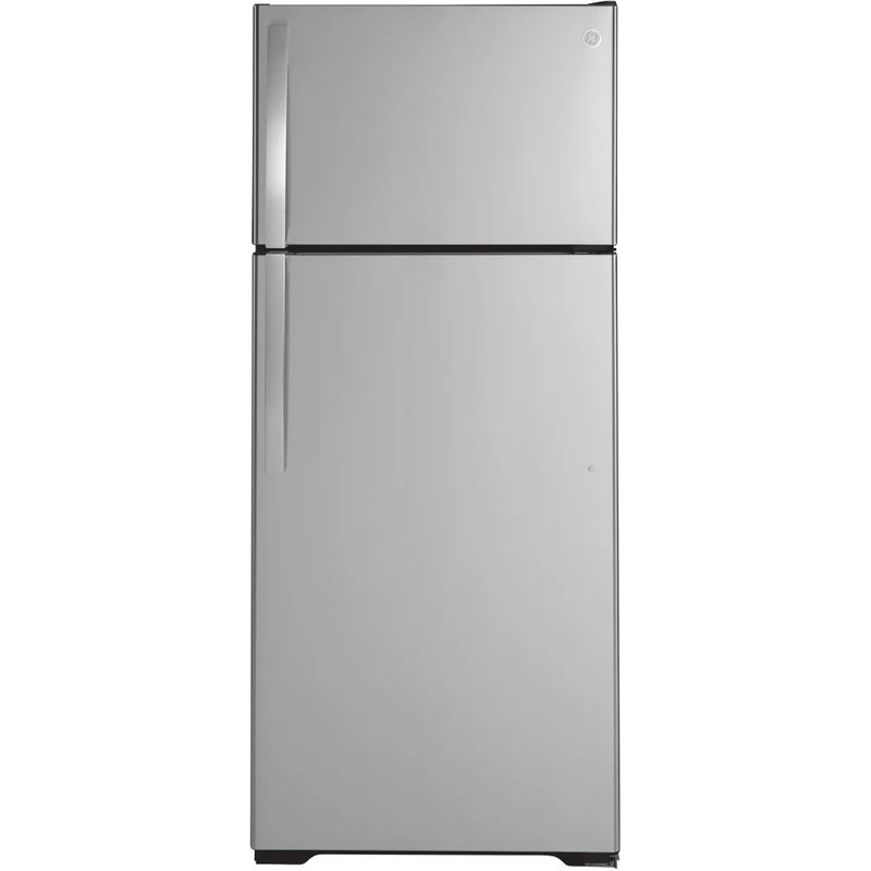 GE 冷蔵庫 冷凍庫 496L 指紋防止 ステンレス 幅71cm LED照明 自動霜取