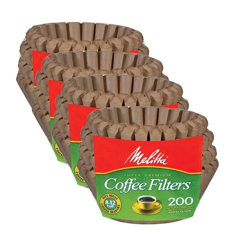 バスケット コーヒーフィルター 8〜12カップ 800枚 メリタ ナチュラルブラウン Melitta 62957 8 To 12 Cup Natura  :3098093:カリフォルニアキッチンマーケット - 通販 - Yahoo!ショッピング