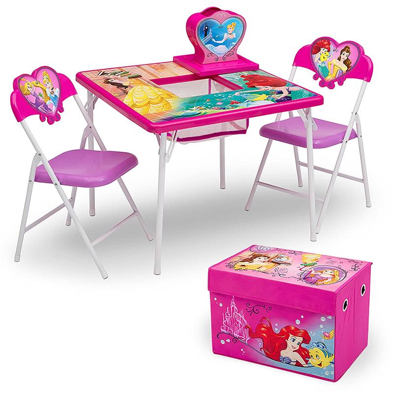 子供用 テーブル チェアー 収納付き ディズニープリンセス 椅子 幼児 
