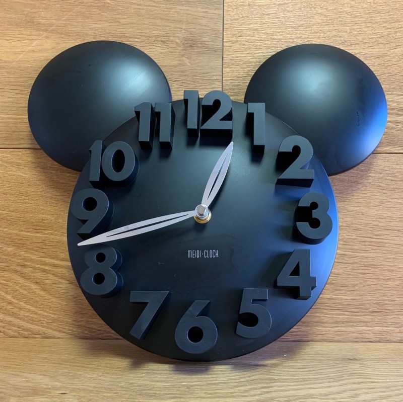 3Dウォールクロック ミッキーマウス ディズニー 壁掛け 時計 MEIDI 