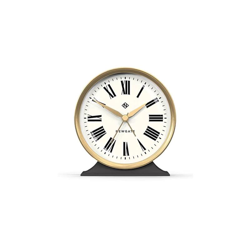 NEWGATE 掛時計 置時計 シルバー ローマ数字 可動品