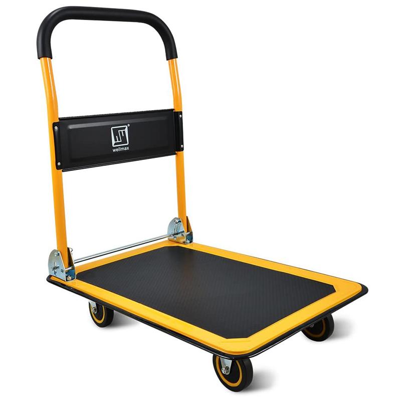 台車 折り畳み カート 最大150kg Push Cart Dolly by Wellmax, Moving