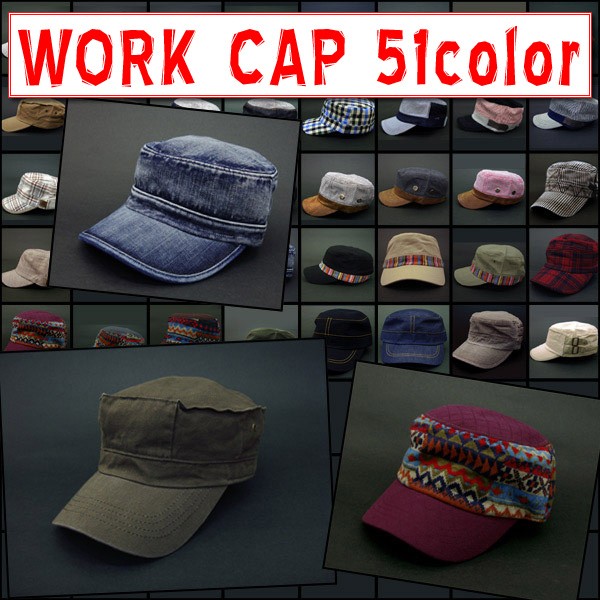 キャップ 帽子 ハット メンズ レディース 51種類 ワークキャップ : cap 