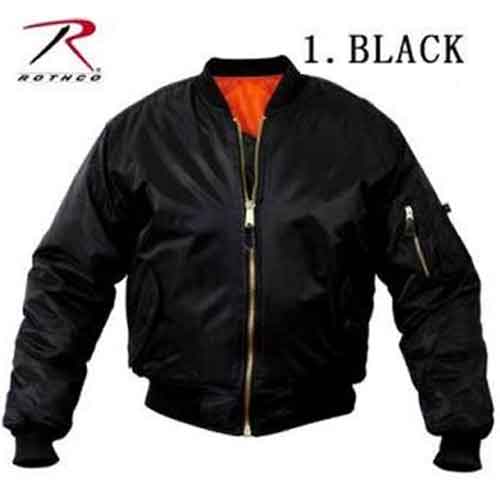 ロスコ MA-1 ミリタリージャケット アウター メンズ MA-1 FLIGHT JACKET フライトジャケット ナイロンジャケット ROTHCO MA1 防寒 正規品｜californiastyle｜02