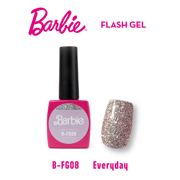 Barbie クリスタルフラッシュジェル 3点セット Barbie バービー クリスタルフラッシュジェル 10g 全12色 FG07〜18