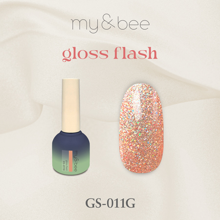 my&bee マイビー グロスフラッシュ 8ml 全12色 : ネイルショップ