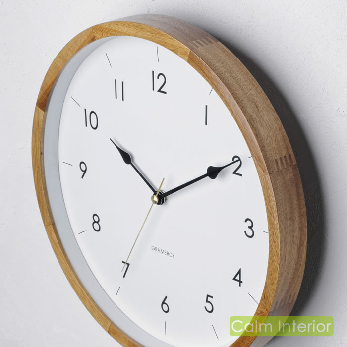 INTERFORM（インターフォルム） 振り子時計 壁掛け時計 木製 天然木