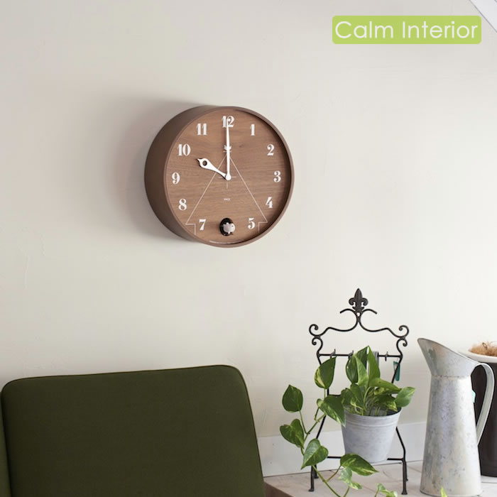 美品 Lemnos タカタレムノス カッコー時計 壁掛け時計 LC11-09 Lemnos（レムノス） カッコー時計 鳩時計 おしゃれ 木製 天然木 北欧