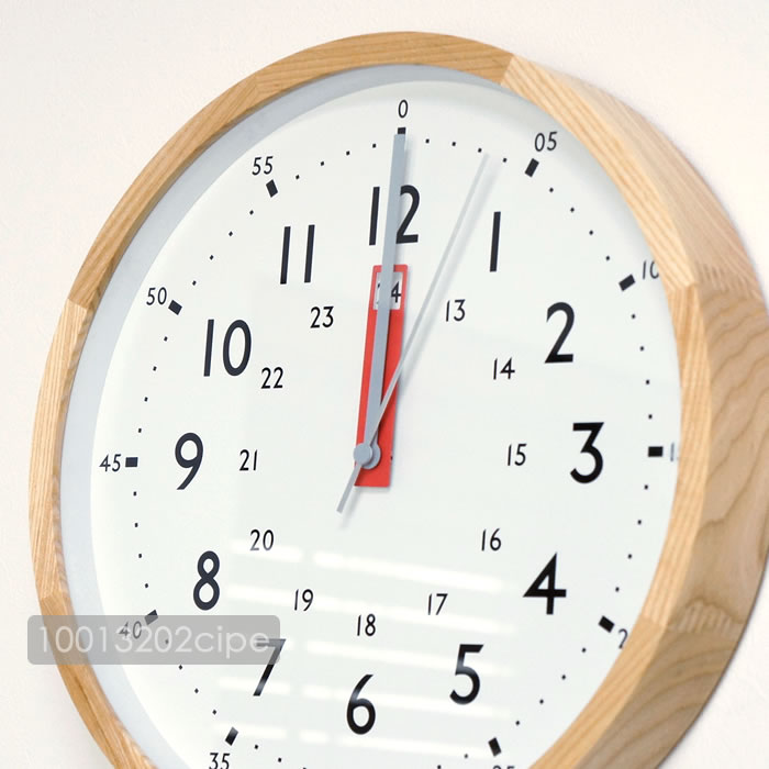 特典付 電波時計 知育時計 壁掛け時計 木製 北欧 おしゃれ 壁掛け 電波 