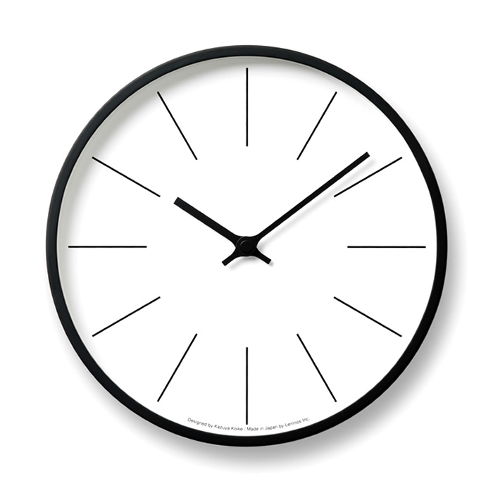 Lemnos（レムノス） 特典付 電波時計 壁掛け時計 木製 天然木 北欧