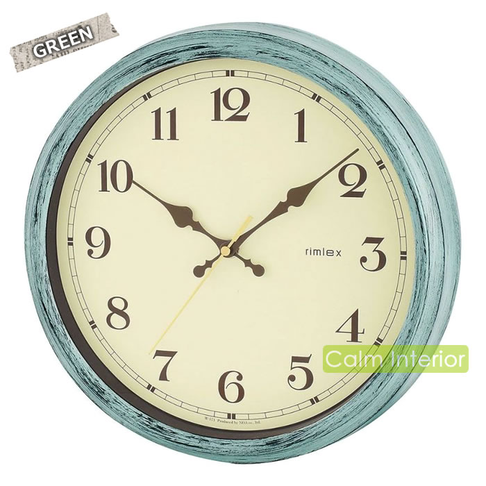 壁掛けアンティーク　リズム時計　レトロ ノア精密 特典付 電波時計 壁掛け時計 おしゃれ 壁掛け 電波 時計