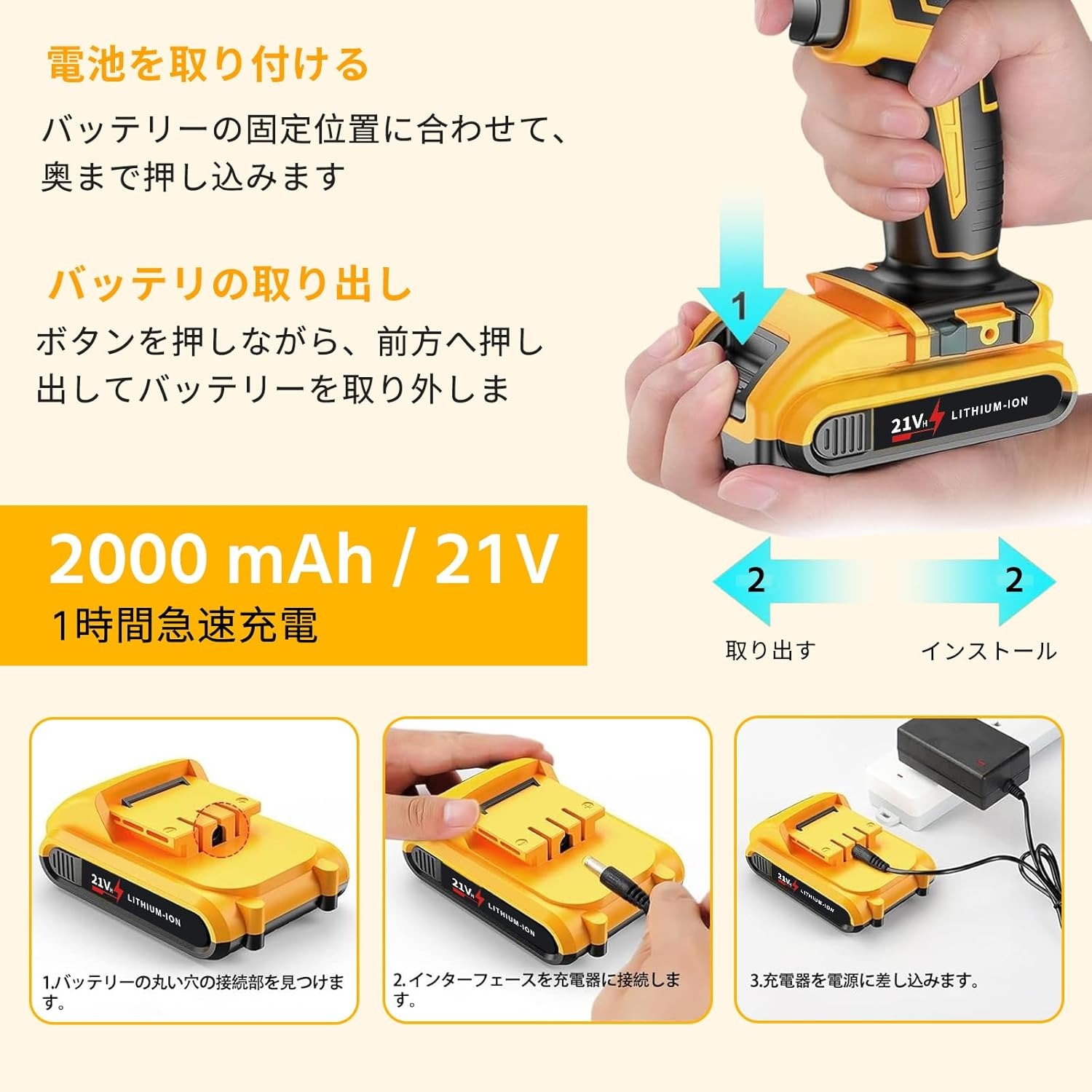インパクトレンチ　新品未使用　21V マキタ互換バッテリー　 インパクトレンチ 21v 電動インパクトドライバー 電動ドリル マキタ