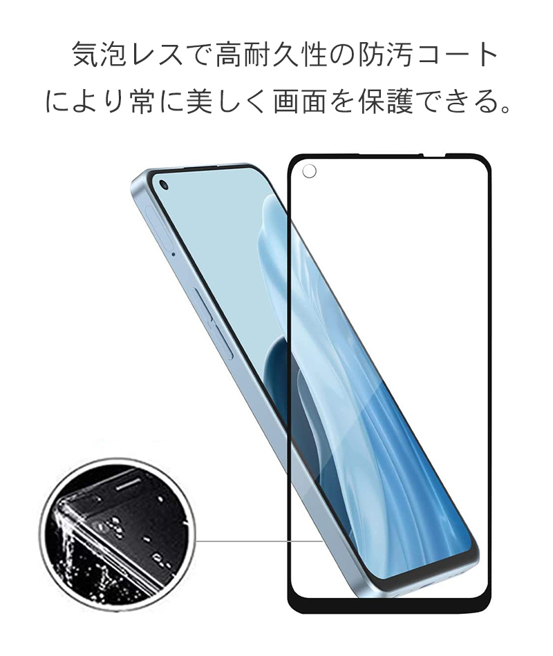 WEB限定カラー OPPO 9H 保護フィルム 2.5D全面保護 目に優しい ガラスフィルム ブルーライトカット opporeno7a oppo  opporeno3A opporeno5A oppoA55s5G notimundo.com.ec