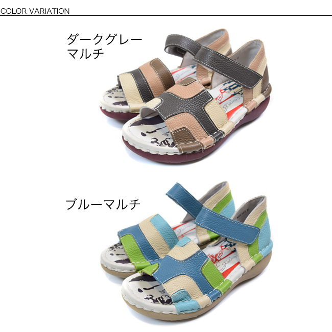 Estacion エスタシオン サンダル レディース 本革 歩きやすい