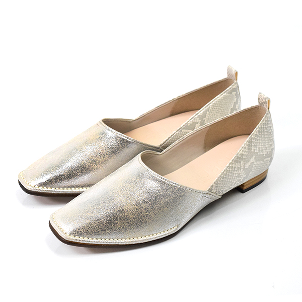 パンプス フラット レディース スネーク スクエアトゥ SUaSHI 痛くない フラットシューズ ドクターシューズ 幅広 バレエシューズ 痛くない [FOO-MI-R3271] | SUaSHI | 13
