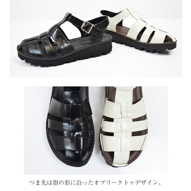 In Cholje インコルジェ サンダル 本革 日本製 コンフォート